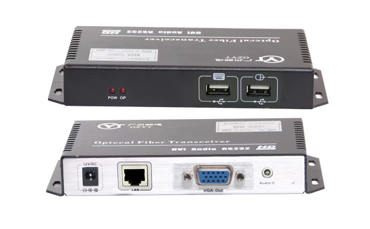 通過網(wǎng)線傳輸VGA、Audio、鍵盤、鼠標(biāo)信號YTVGA-1V1U1E
